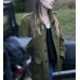 M3gan Allison Williams (Gemma) Green Wool Coat